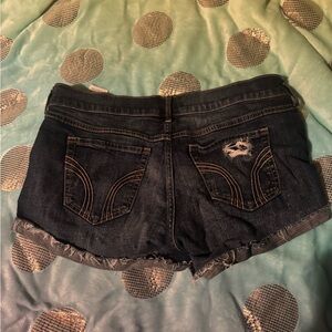 Hollister Dark Blue Jean Shorts